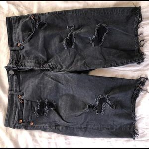 American Eagle Mens Denim Jean shorts ripped